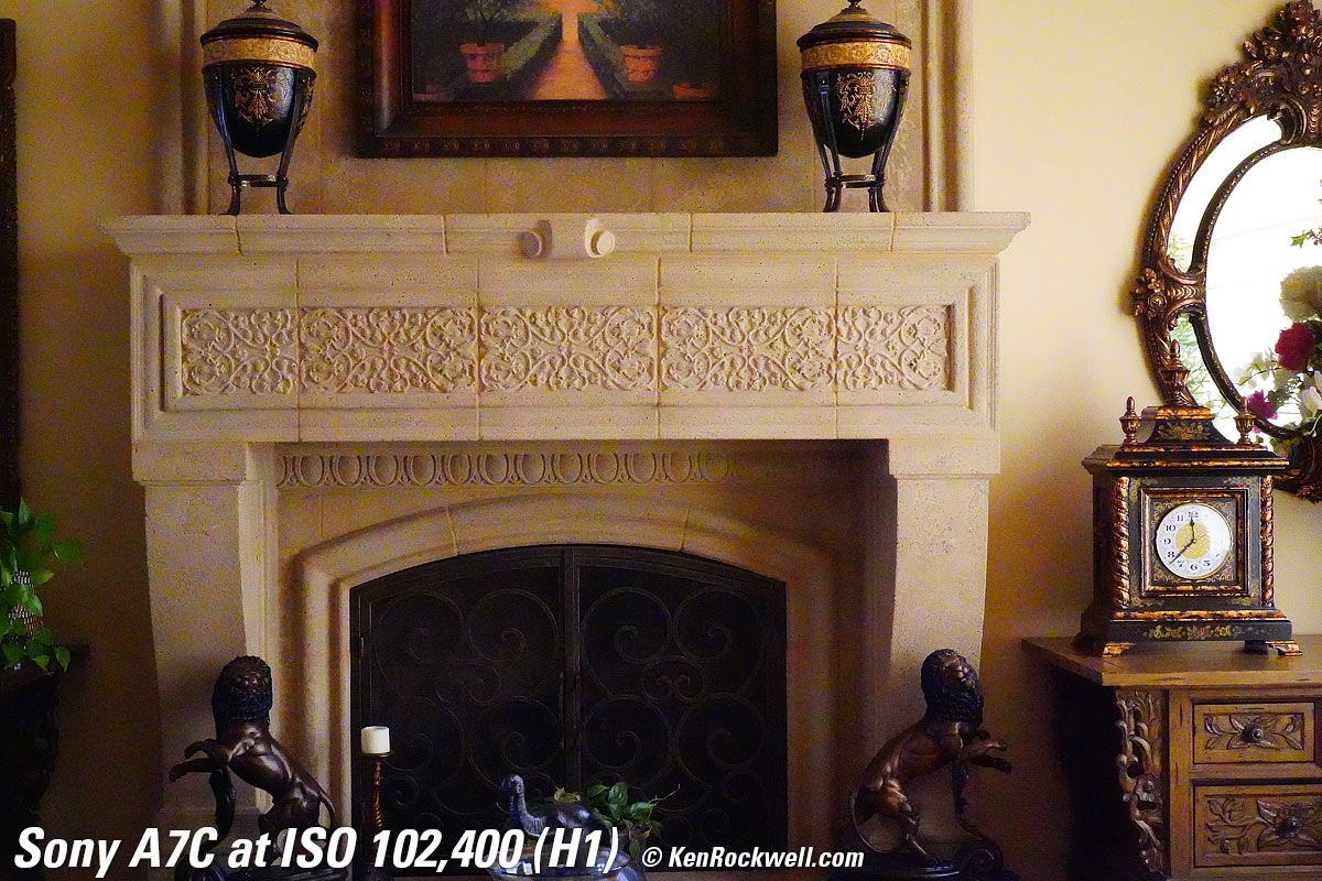 Sony A7C High ISO Sample Image File