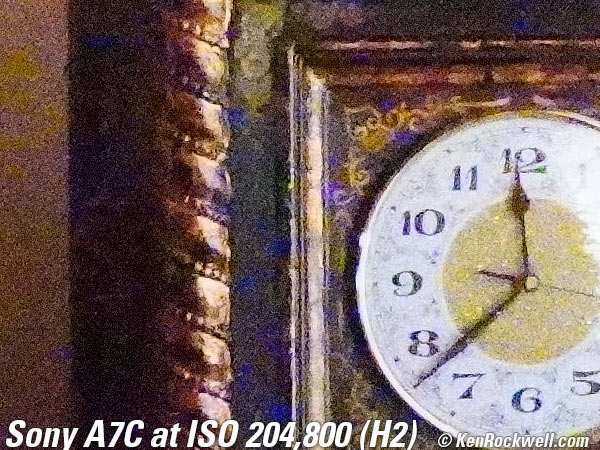 Sony A7C High ISO Sample Image File