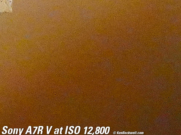 Sony A7R V High ISO Sample Image File