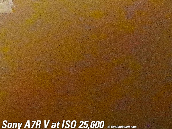 Sony A7R V High ISO Sample Image File