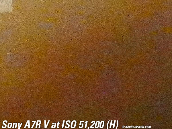 Sony A7R V High ISO Sample Image File