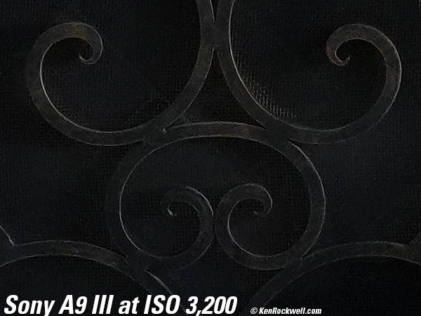 Sony A9 III High ISO Sample Image Files