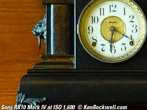 Sony RX10 Mk IV High ISO performance