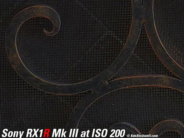 Sony RX1R Mk III High ISO sample image