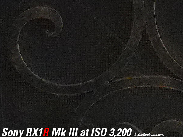 Sony RX1R Mk III High ISO sample image