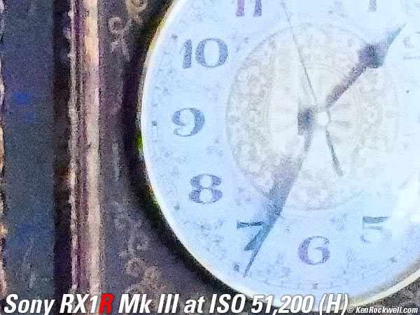 Sony RX1R Mk III High ISO sample image