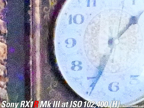 Sony RX1R Mk III High ISO sample image