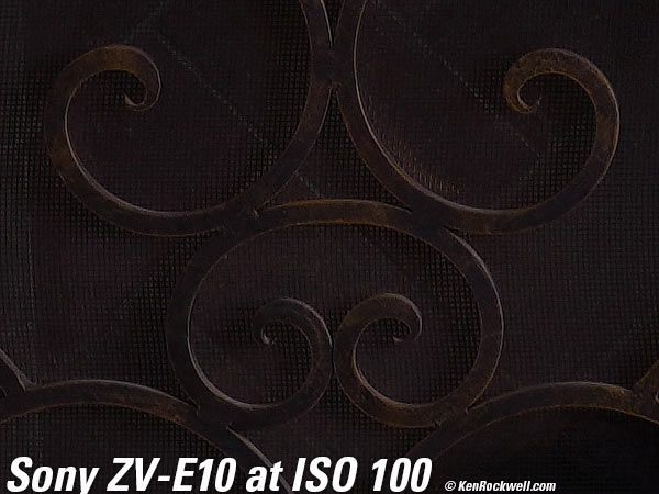 Sony ZV-E10 High ISO Performance Sample Image File