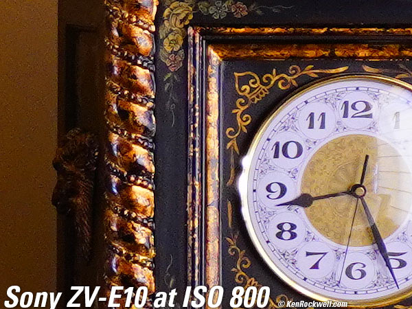 Sony ZV-E10 High ISO Performance Sample Image File