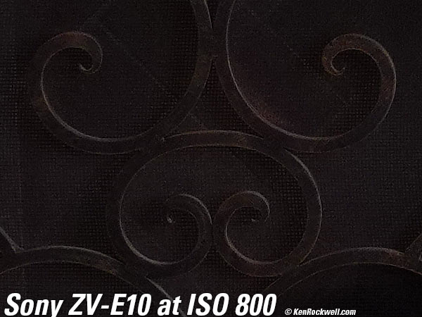 Sony ZV-E10 High ISO Performance Sample Image File
