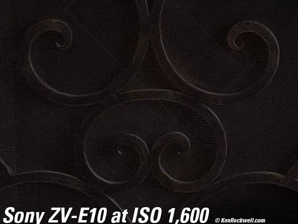 Sony ZV-E10 High ISO Performance Sample Image File