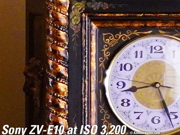 Sony ZV-E10 High ISO Performance Sample Image File