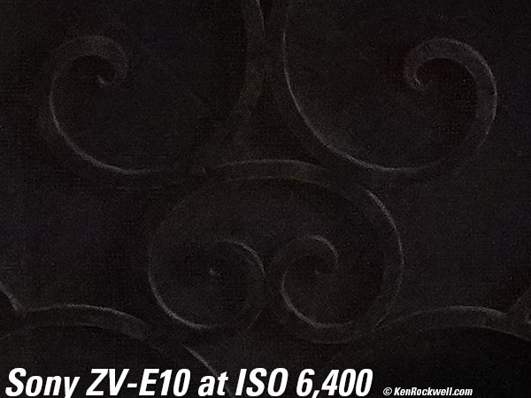 Sony ZV-E10 High ISO Performance Sample Image File