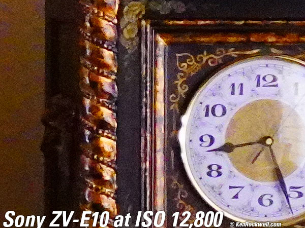 Sony ZV-E10 High ISO Performance Sample Image File