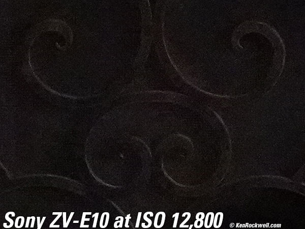 Sony ZV-E10 High ISO Performance Sample Image File
