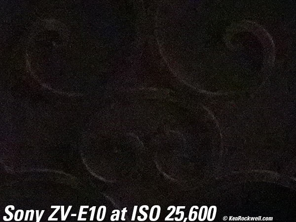 Sony ZV-E10 High ISO Performance Sample Image File