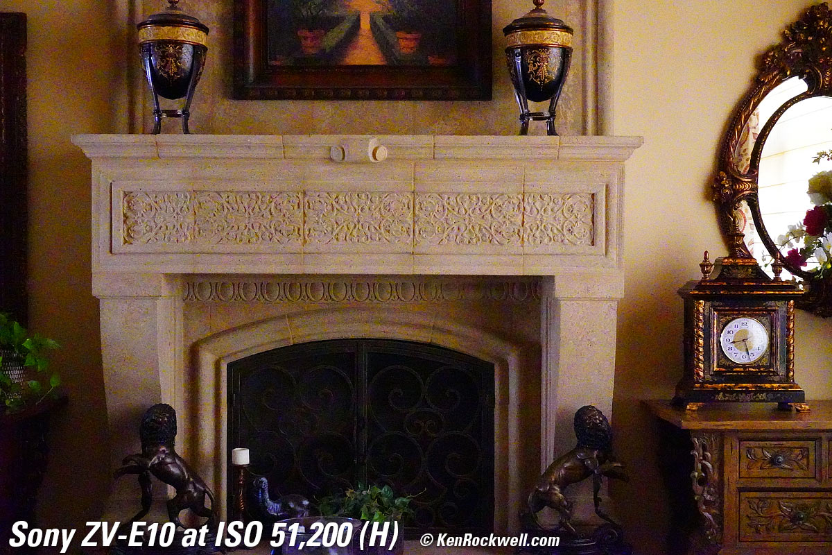 Sony ZV-E10 High ISO Performance Sample Image File