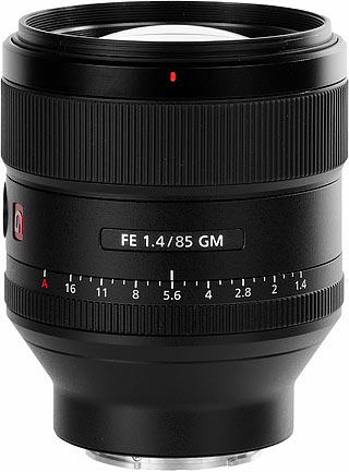 Sony 85mm f/1.4 FE GM