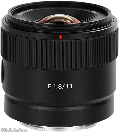 Sony E 11mm f/1.8