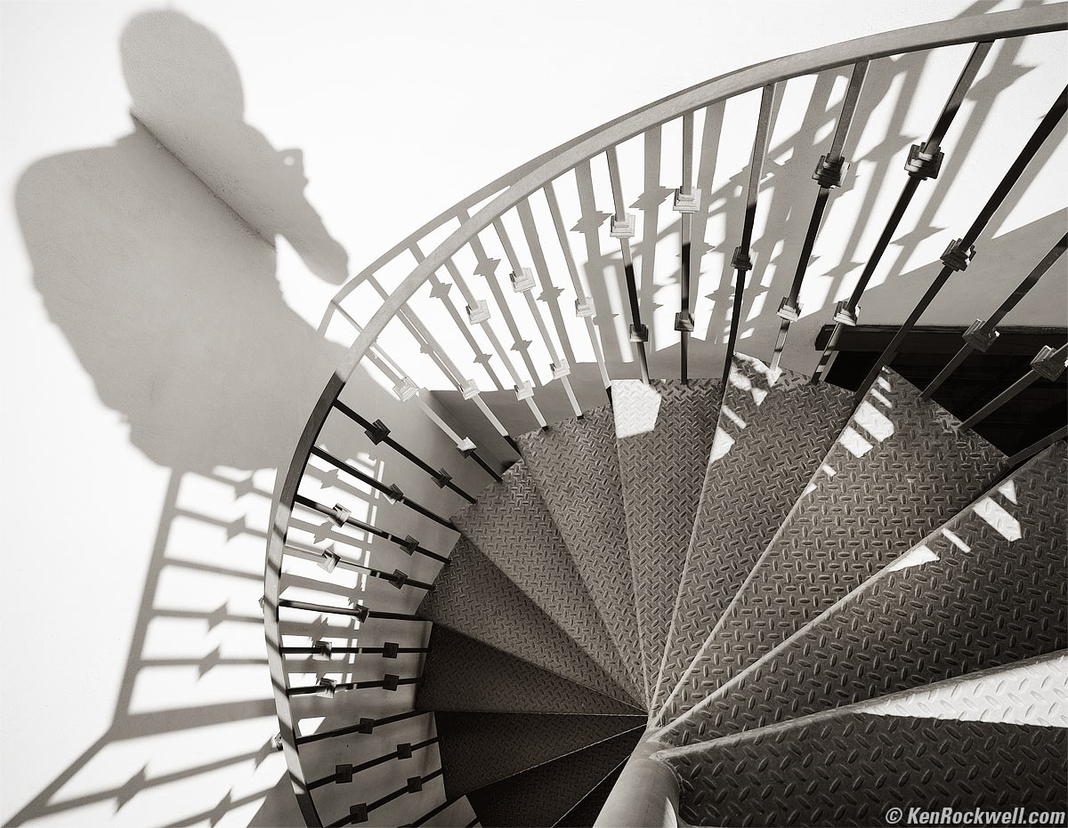 Circular Staircase and Shadow