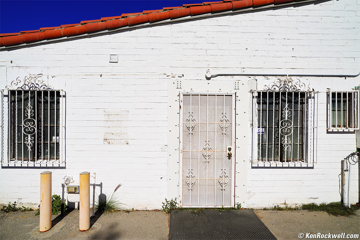Old Black and White Building