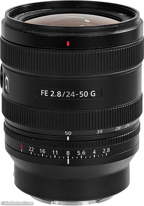 Sony FE 24-50mm f/2.8 G