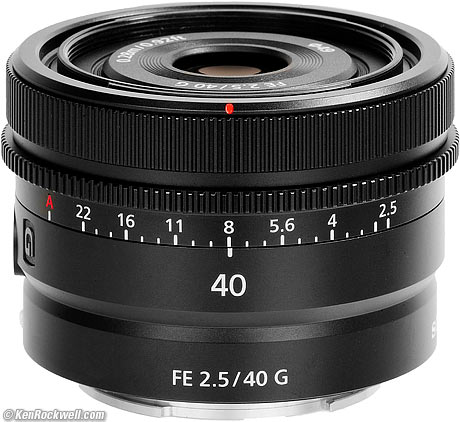 Sony FE 40mm f/2.5 G