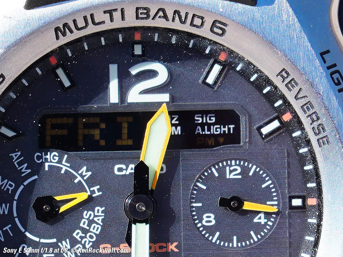 Sony 50mm f/1.8 OSS macro performance