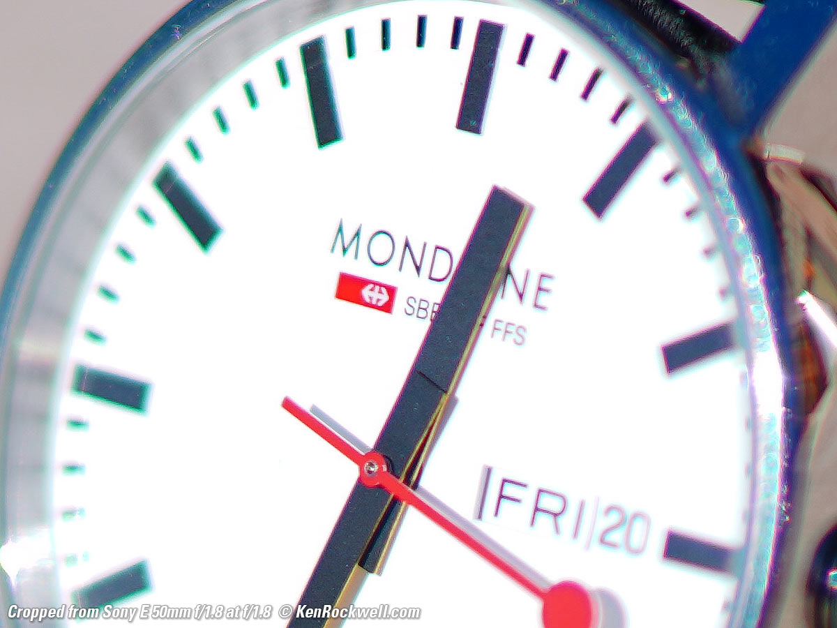 Sony 50mm f/1.8 OSS Spherochromatism