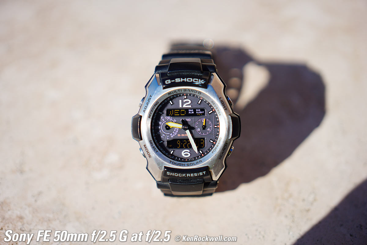 Sony FE 50mm f/2.5 G Macro Performance Sample File