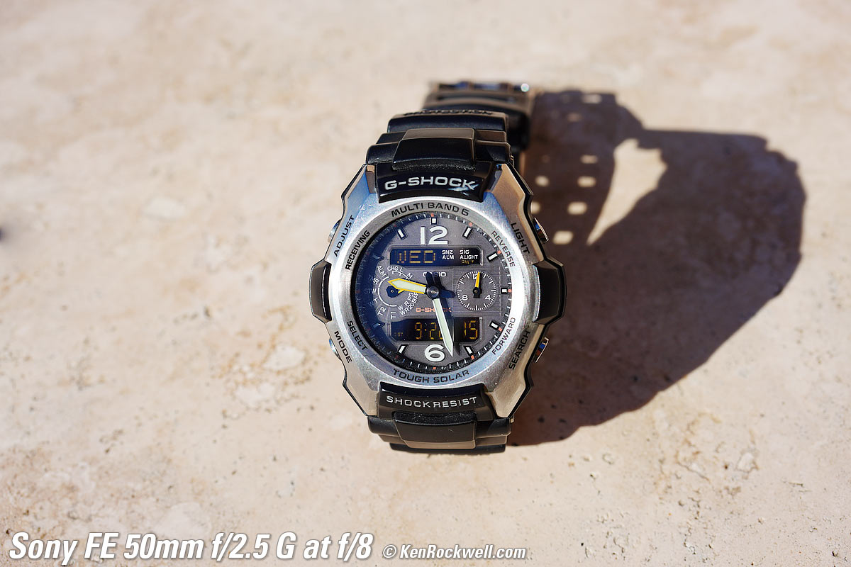 Sony FE 50mm f/2.5 G Macro Performance Sample File