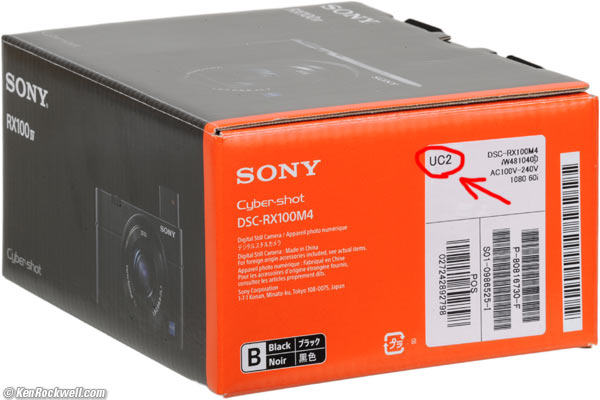 Nikon D5500 USA box end