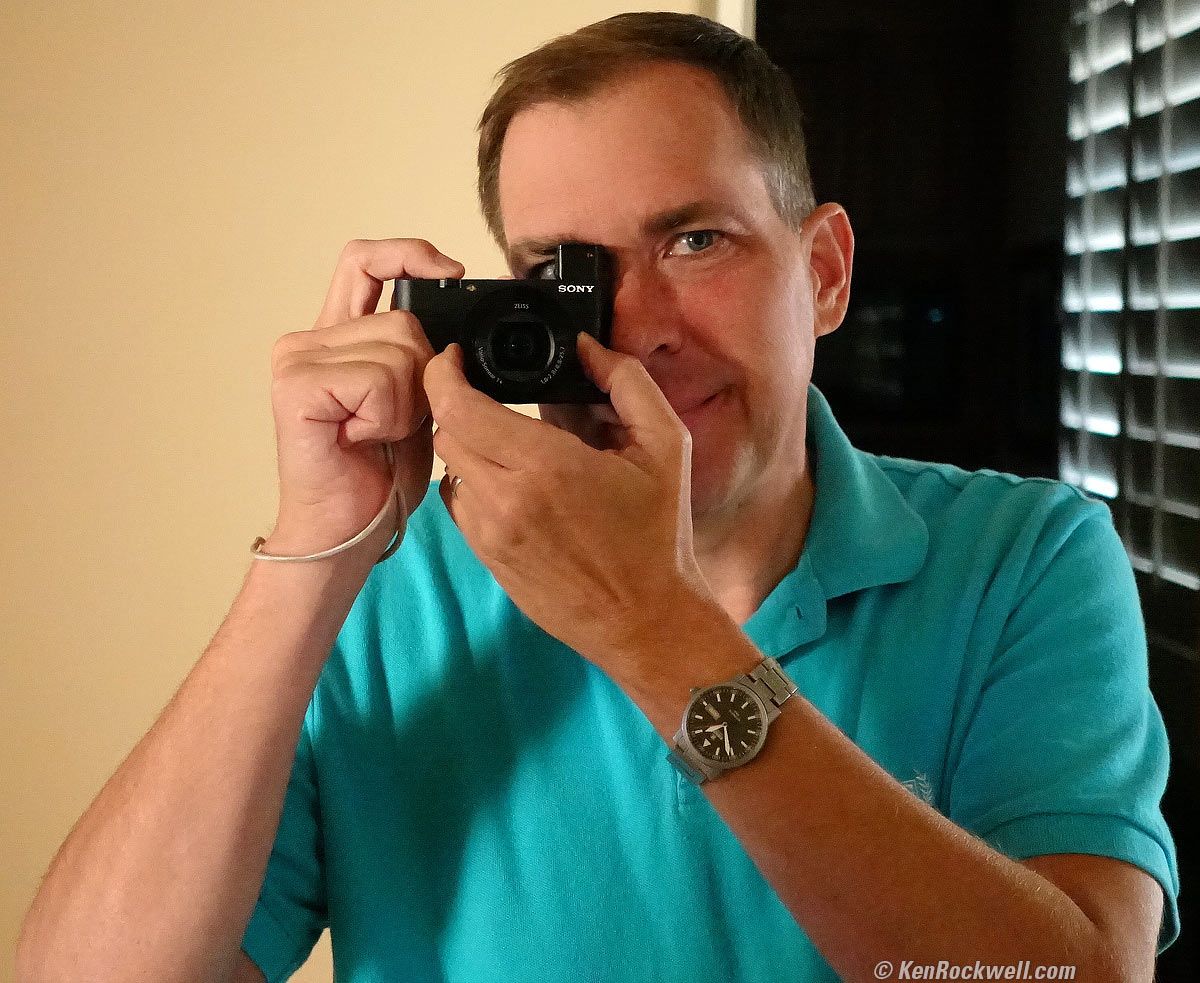 Ken Rockwell with Sony RX100 Mk V