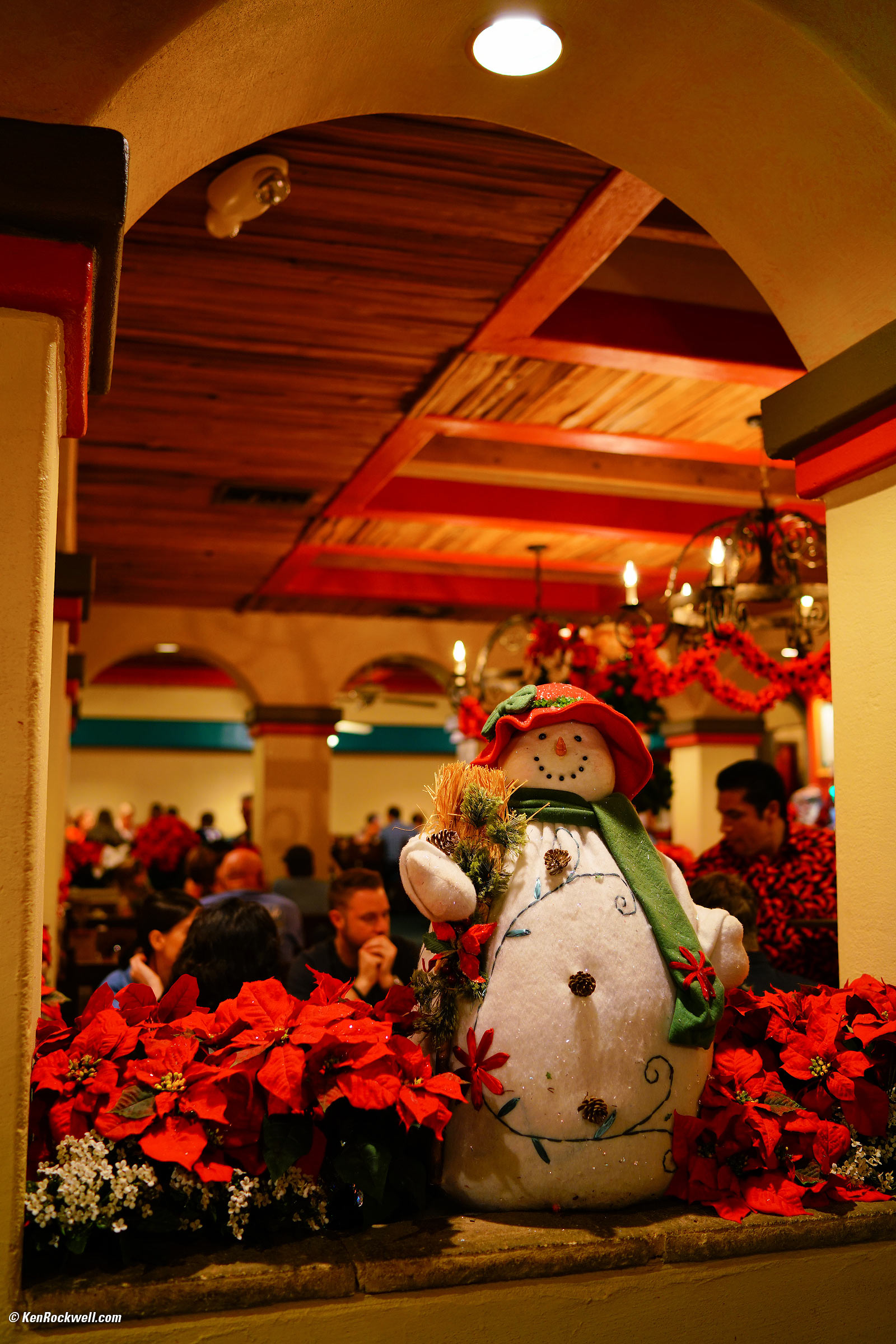 Snowman at Don Jose's