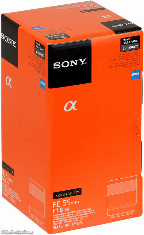 Sony ZEISS 55mm f/1.8 FE