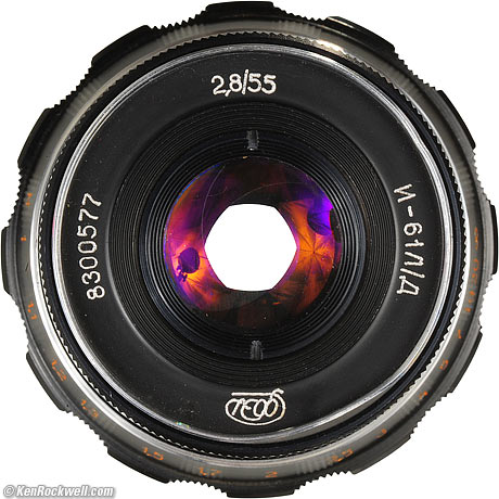 Industar 55mm f/2.8 L/D 61
