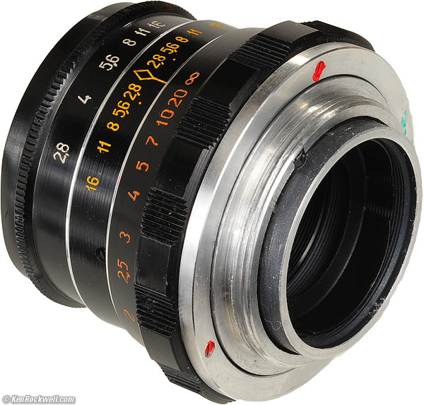 Rear, Industar 55mm f/2.8