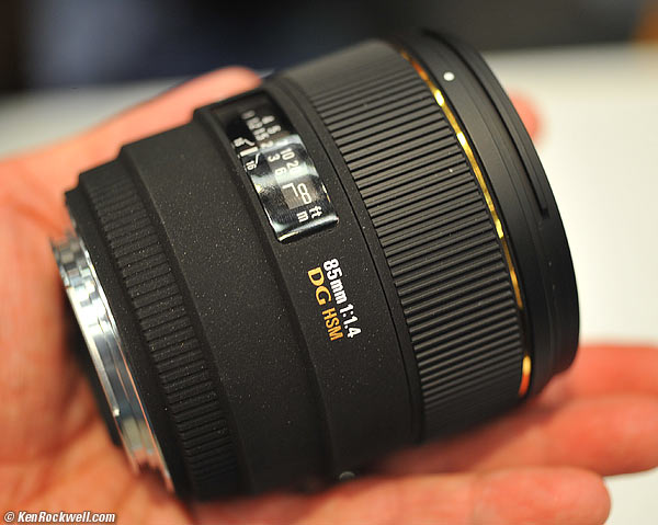 Sigma 85mm f/1.4