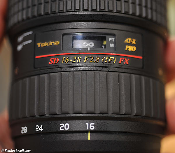Tokina 16-28mm f/2.8 