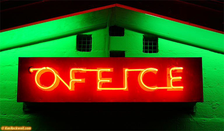 Neon Office Sign