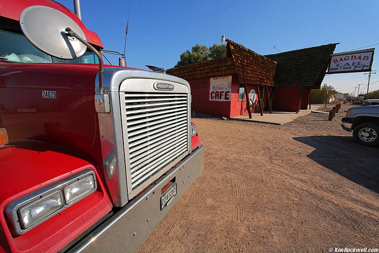 Freightliner, Bagdad Cafe, Newberry Springs, CA