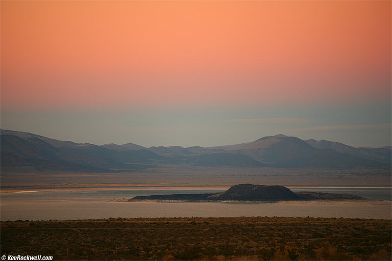 Negit Island (forbidden), Mono Lake, California.