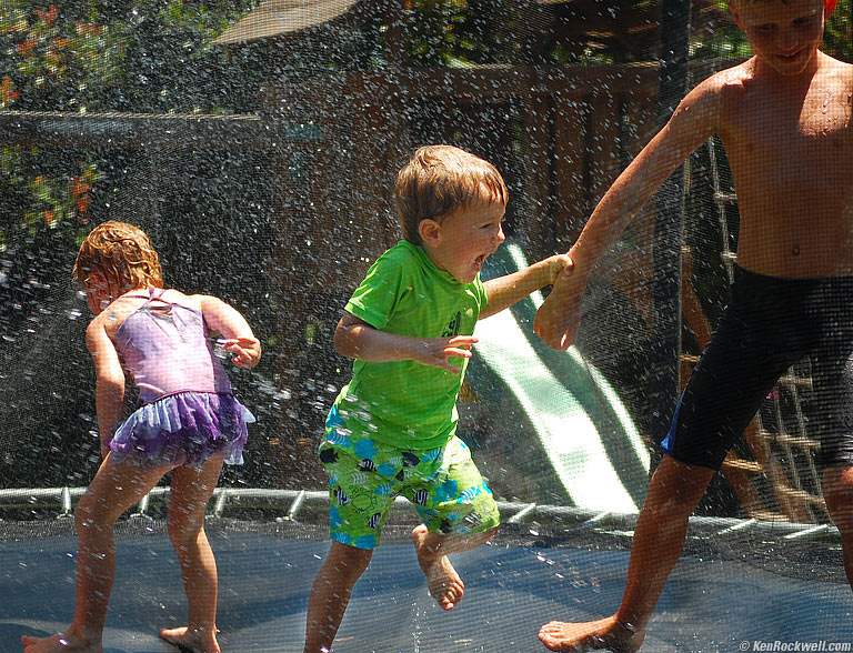 Ryan on Aunt Lisa's Trampoline, 2:05 PM. video. 