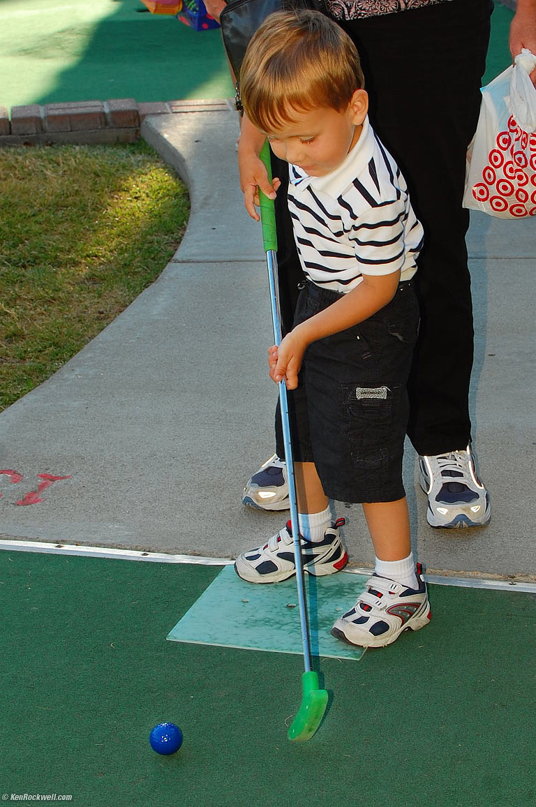 Ryan Golfing, 6:43 PM.