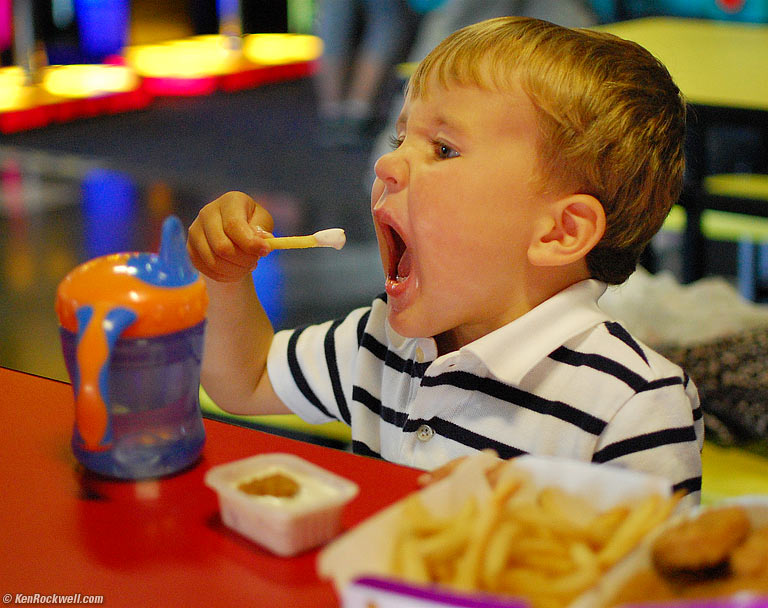 French Fries and Ranch Dressing, 7:12 PM.