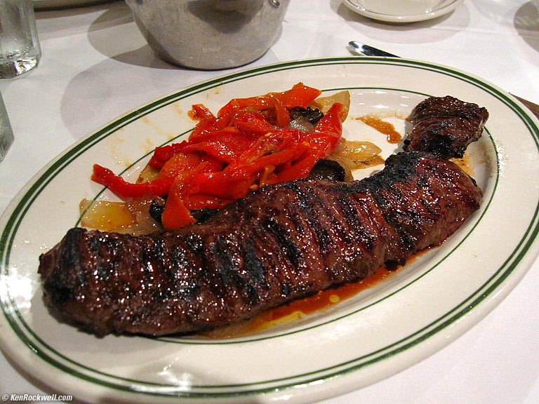 Majors Steakhouse, Woodbury, New York, 6:03 PM.