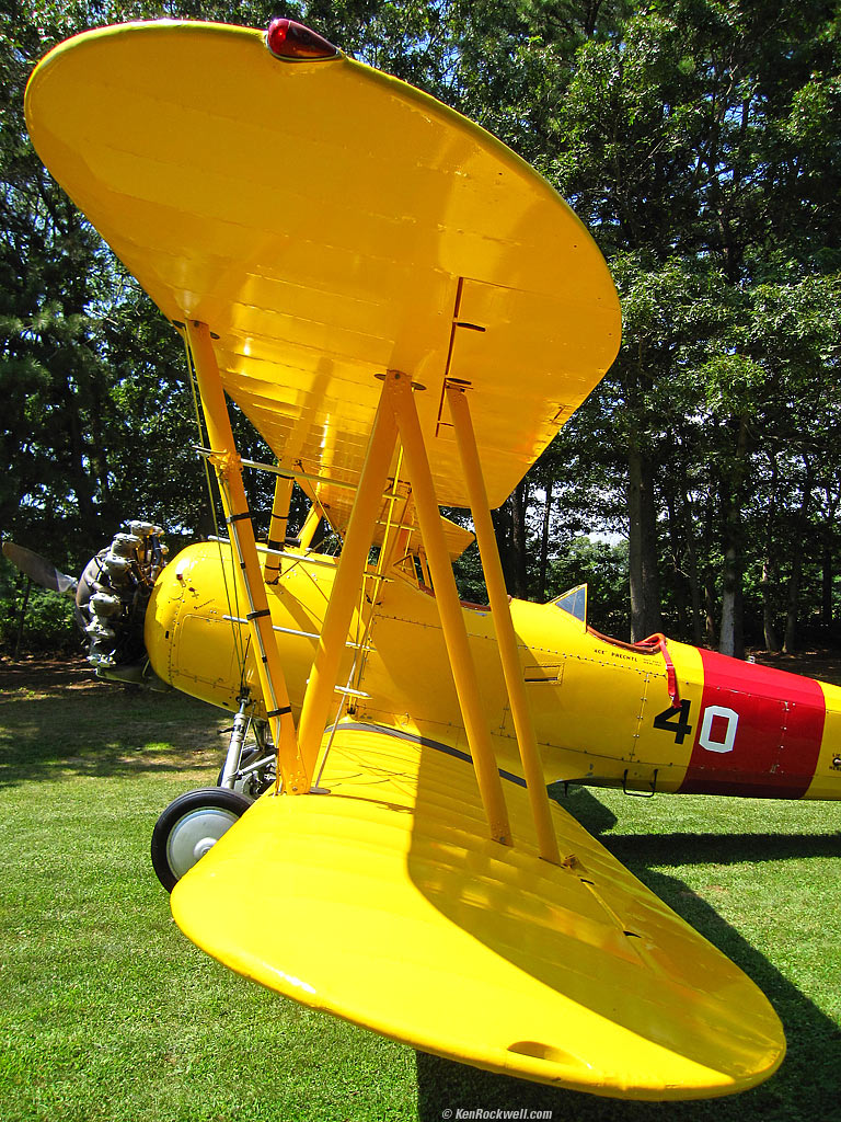 Ace's Infinty, Bayport Aerodrome, Long Island, New York, 12:47 PM.