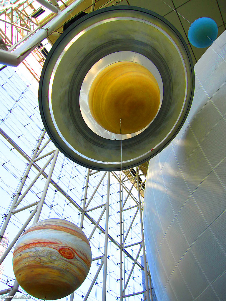 Saturn and Friends, Hayden Plantetrium, American Museum of Natural History, 1:40 PM.