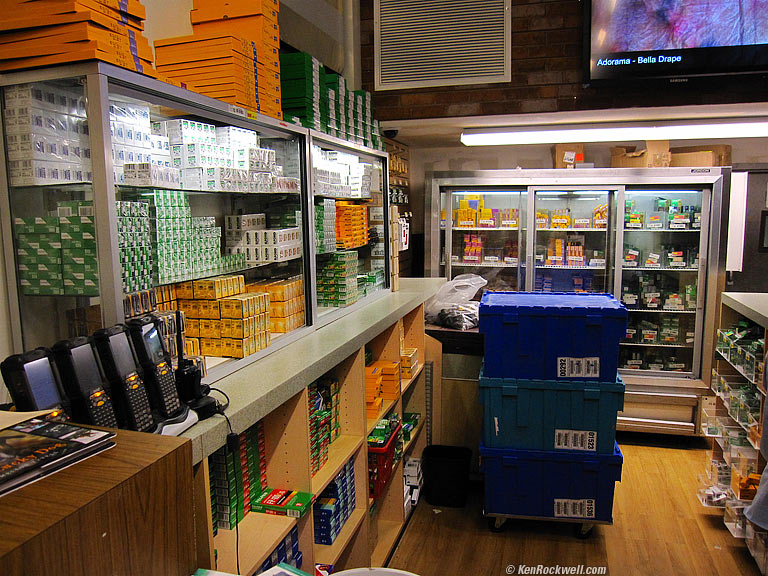 Adorama Film Department, 6:55 PM.