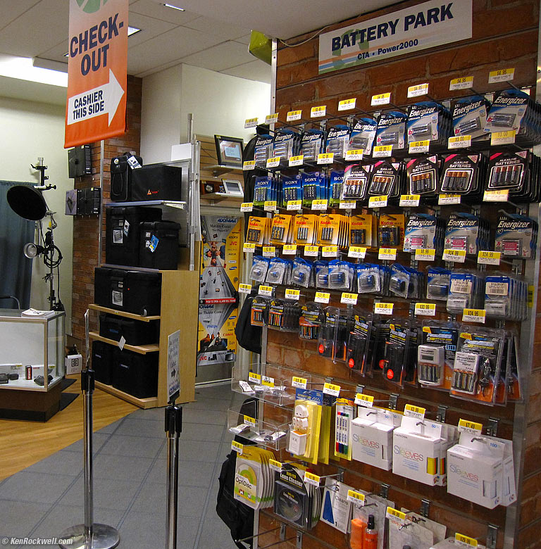 Battery Wall, Adorama, 6:59 PM.